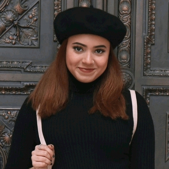 Womens black French beret hat minimalist style Classic retro Classic Parisian - Picture 11 of 16